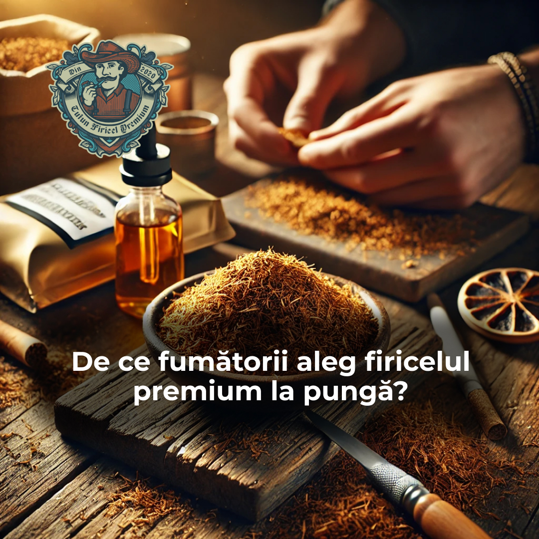Descoperă avantajele tutunului premium la pungă: aromă intensă, tăietură fină și preț accesibil. ???? Vezi oferta pe tutunulluifiricel.ro!