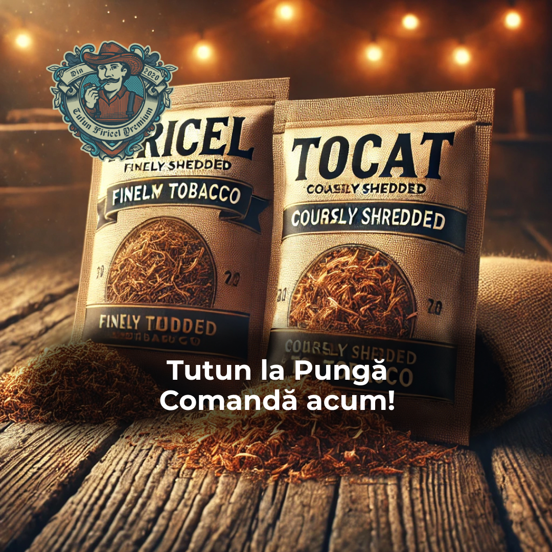 Tutun la pungă - Firicel sau Tocat, ideal pentru fumători
